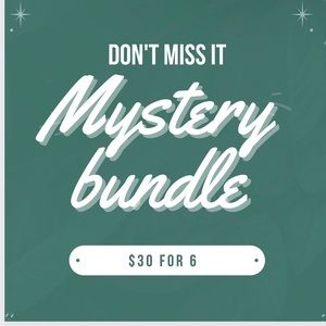 Mystery Bundle includes 6 random pieces of clothing. Sizes will range.